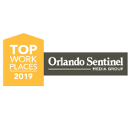 Les 100 meilleures entreprises selon le Orlando Sentinel : les meilleurs milieux de travail du centre de la Floride, 2019 pour deux années consécutives